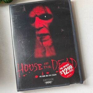 4/$10 ~ House of the Dead 💀 Artisan DVD — Black & Red Horror film 🎥 movie